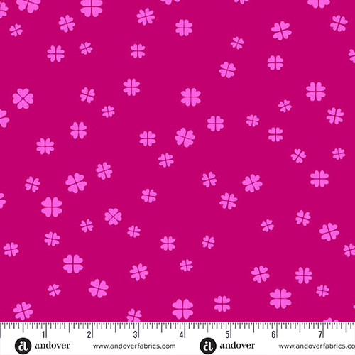 Patchwork and Petals by KP Creates Lucky Clover Raspberry