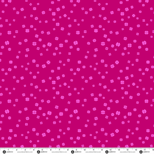 Patchwork and Petals by KP Creates Lucky Clover Raspberry