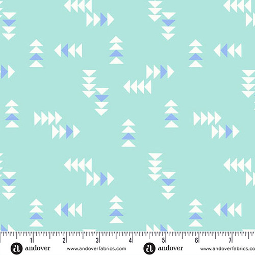 Patchwork and Petals by KP Creates Winging It Aqua