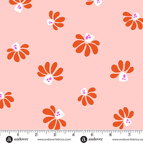 Patchwork and Petals by KP Creates Cheerful Blooms Petal Peach