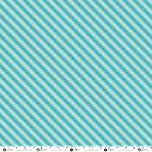 Patchwork and Petals by KP Creates Sweet Stripe Aqua