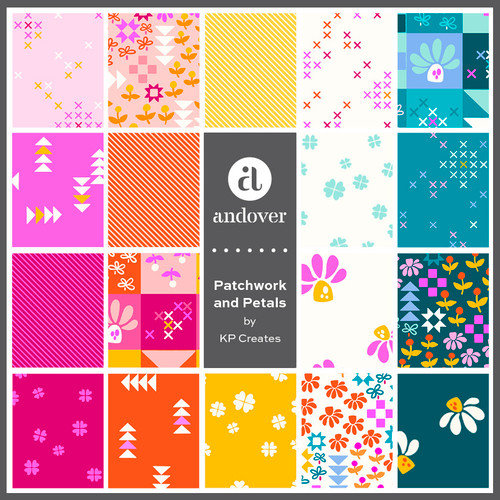 Patchwork and Petals - 10 Yard Bolt Case Pack - 25 Bolts Each