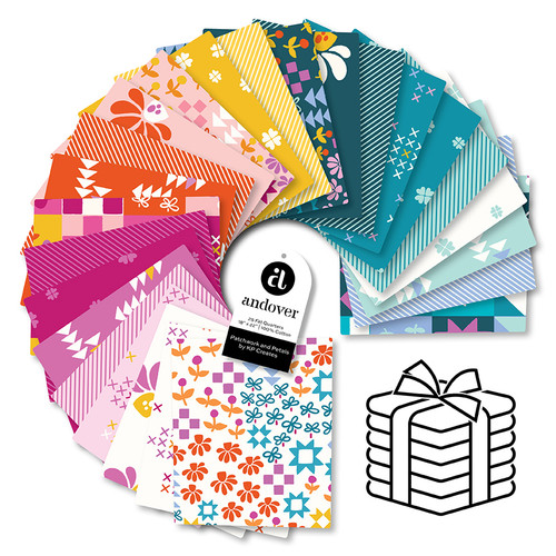 Patchwork and Petals - Fat Quarter Bundle - 25 Cuts Each