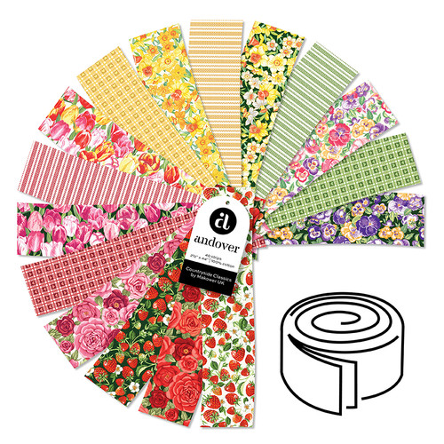 Countryside Classics - 2.5 Inch Strip Roll - 40 Cuts Each