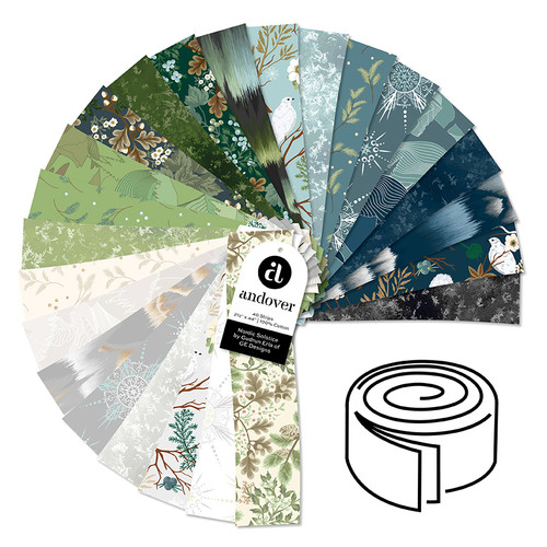 Nordic Solstice - 2.5 Inch Strip Roll - 40 Cuts Each