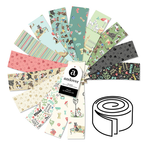 Pooch - 2.5 Inch Strip Roll - 40 Cuts Each