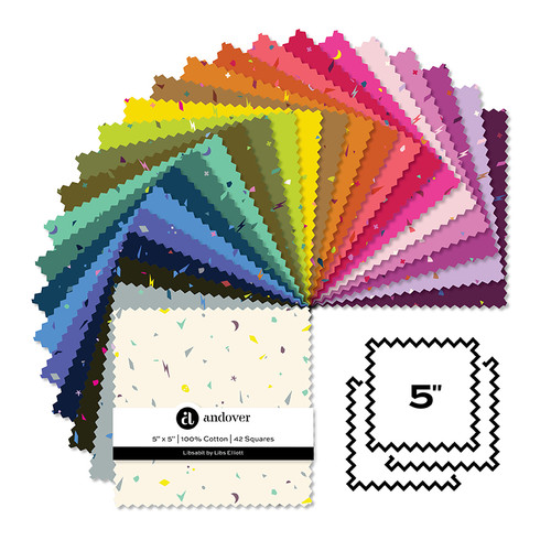 Libsabit - 5 Inch Square - 42 Cuts Each