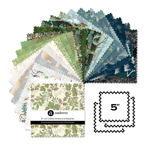 Nordic Solstice - 5 Inch Square - 42 Cuts Each