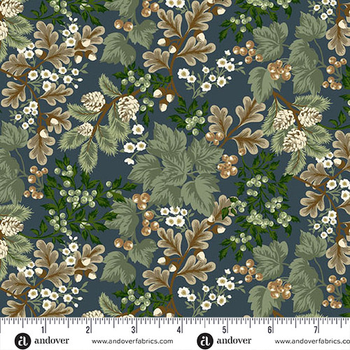 Nordic Solstice by Gudrun Erla of GE Designs Nordic Flora Frosted Fjord