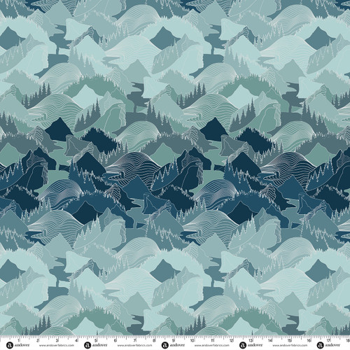Nordic Solstice by Gudrun Erla of GE Designs Terrain Glacier Mist Ombre