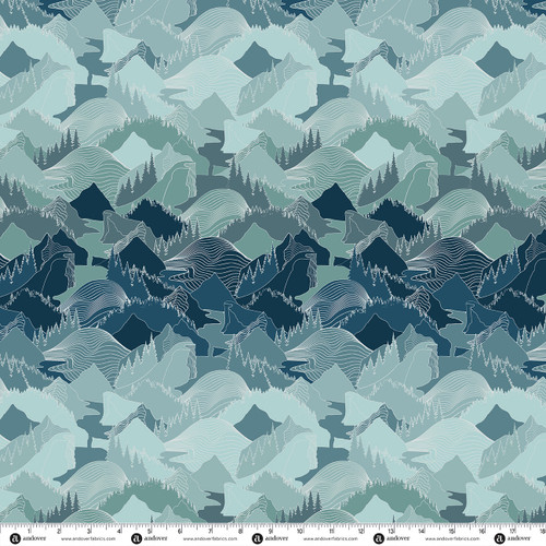 Nordic Solstice 108s by Gudrun Erla of GE Designs Terrain 108 Glacier Mist Ombre