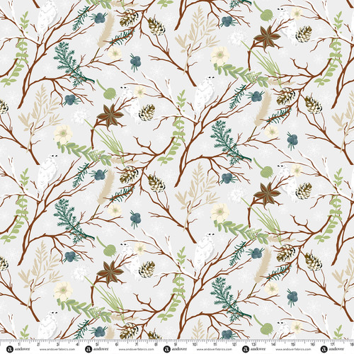 Nordic Solstice 108s by Gudrun Erla of GE Designs Birch Grove 108 Chalk