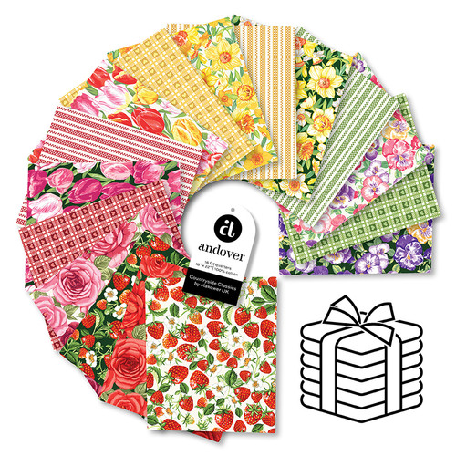 Countryside Classics - Fat Quarter Bundle - 16 Cuts Each