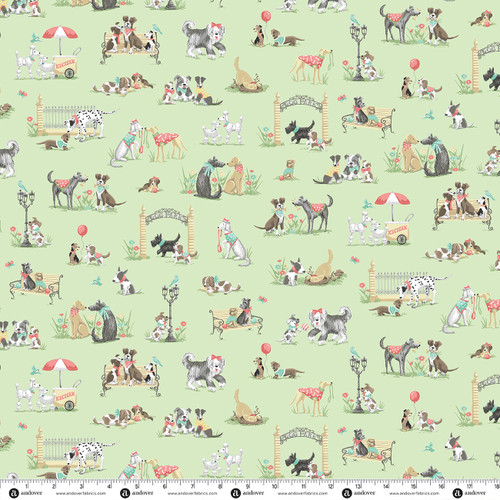 Pooch by Makower UK Park Green