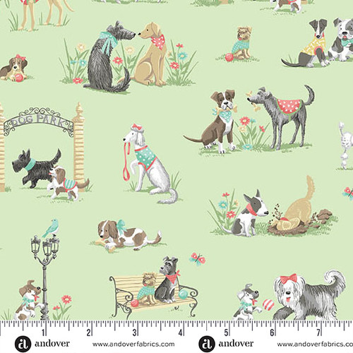 Pooch by Makower UK Park Green