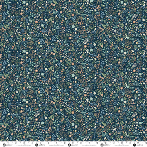 Wildwood by Makower UK Meadow Blue