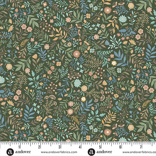 Wildwood by Makower UK Meadow Green