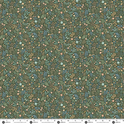 Wildwood by Makower UK Meadow Green