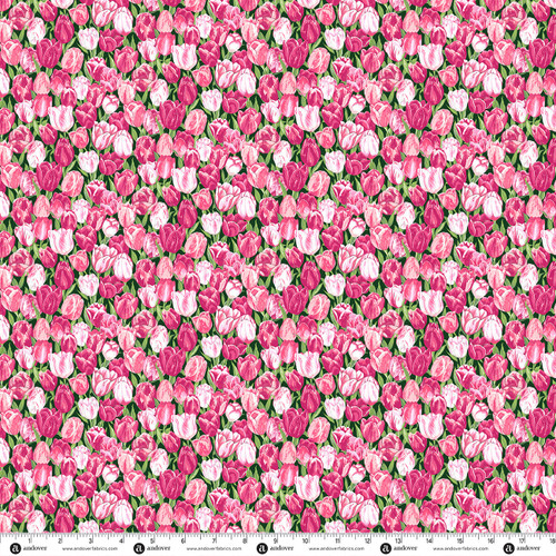 Countryside Classics by Makower UK Tulip Green