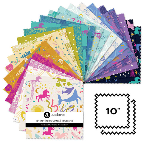 The Beautiful Wild - 10 Inch Square - 42 Cuts Each