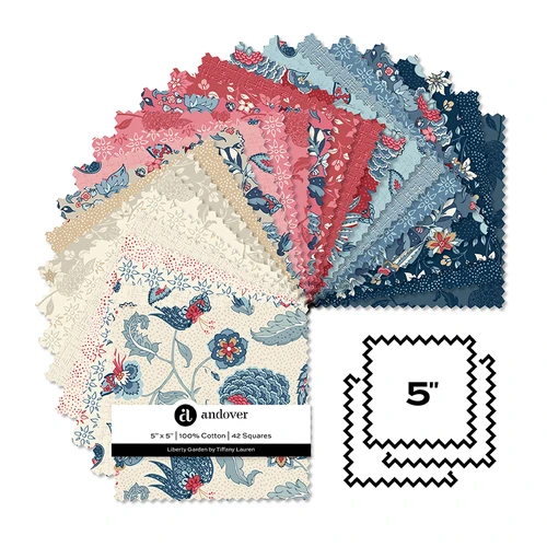 Liberty Garden - 5 Inch Square - 42 Cuts Each