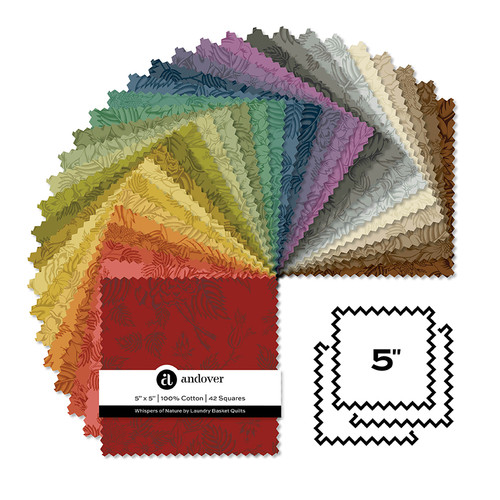 Whispers of Nature - 5 Inch Square - 42 Cuts Each