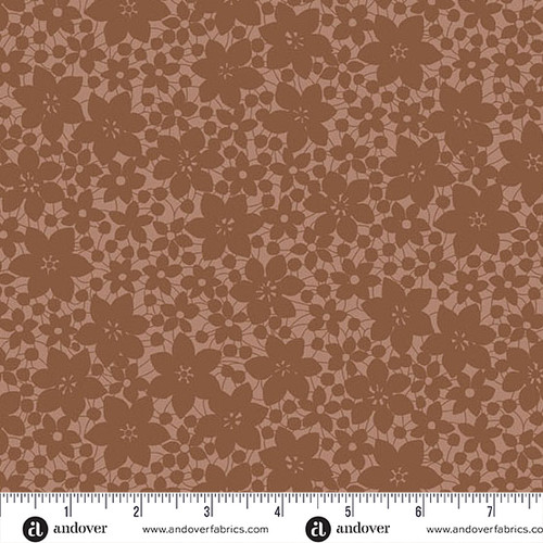 Color Me Whispered by Stephanie Organes Laced Blooms Mocha