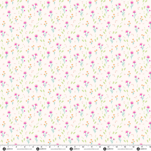 Bunny Hops by Seek to Spring Floral Footprints Cottontail
