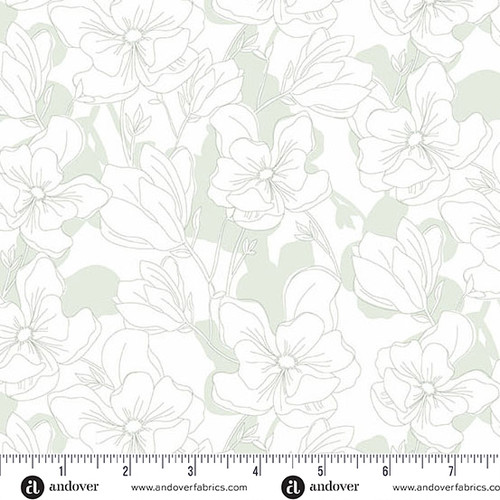 Color Me Whispered by Stephanie Organes Magnolia Veil Sage Green
