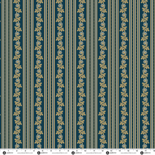 Plum Creek by Little House on the Prairie® Dakota Stripe Indigo