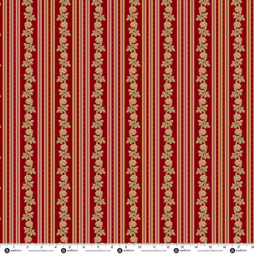 Plum Creek by Little House on the Prairie® Dakota Stripe Crimson