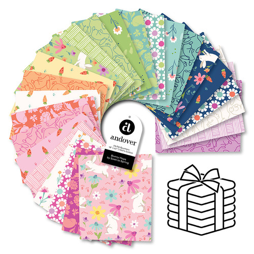 Bunny Hops - Fat Quarter Bundle - 25 Cuts Each