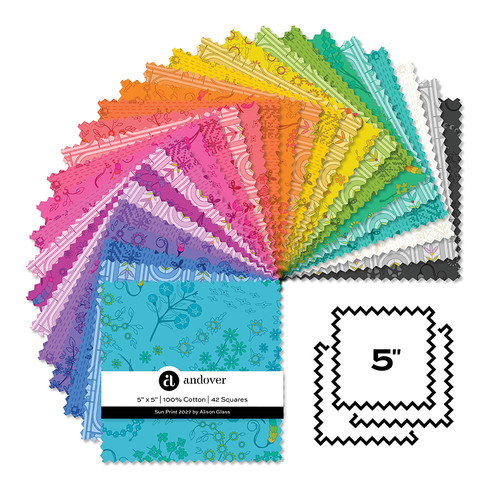 Sun Print 2027 - 5 Inch Square - 42 Cuts Each
