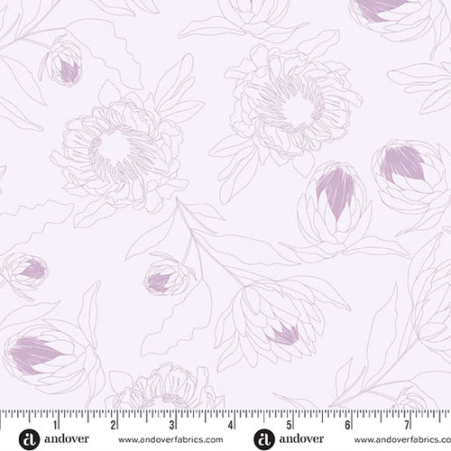Color Me Whispered by Stephanie Organes Protea Whisper Periwinkle