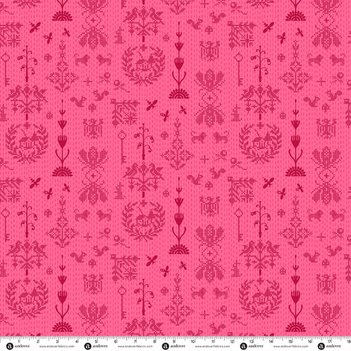 Sun Print 2027 by Alison Glass Redwork Red