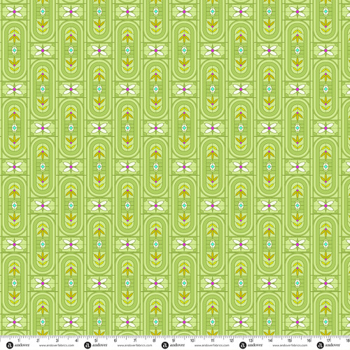 Sun Print 2027 by Alison Glass Arts and Crafts Green