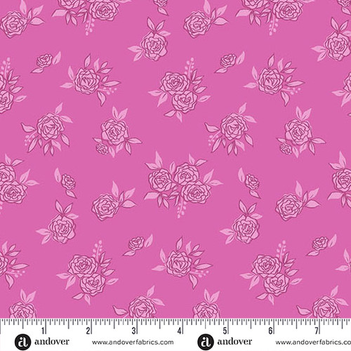 Color Me Whispered by Stephanie Organes Rosy Haze Magenta