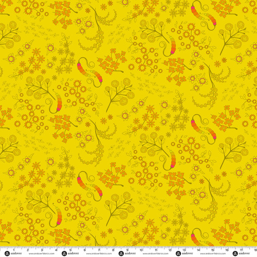 Sun Print 2027 by Alison Glass Gathered Yellow