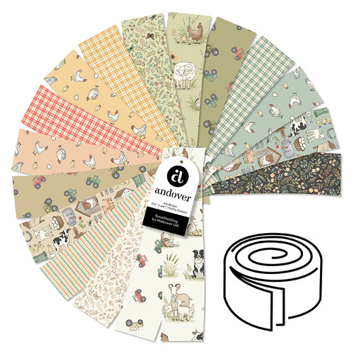 Smallholding - 2.5 Inch Strip Roll - 40 Cuts Each