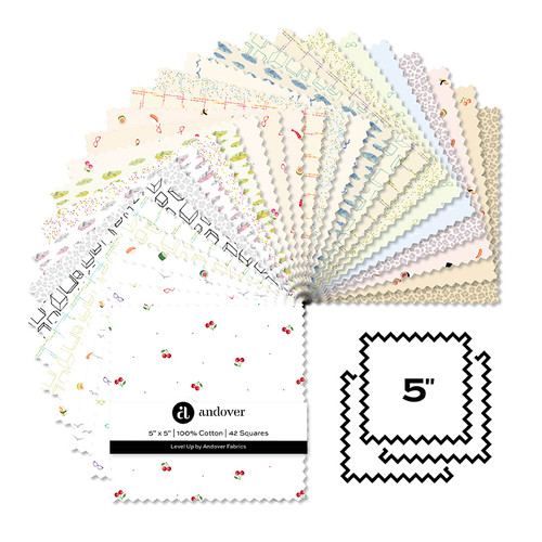 Level Up - 5 Inch Square - 42 Cuts Each