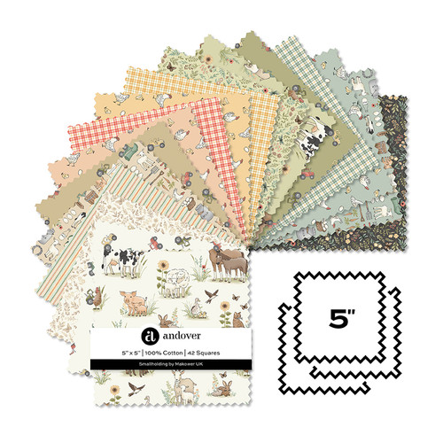 Smallholding - 5 Inch Square - 42 Cuts Each