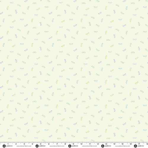 Level Up by Andover Fabrics Eyeware Mint