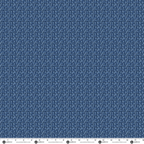 Red White and Blue by Andover Fabrics Flax Navy