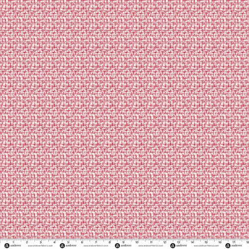 Red White and Blue by Andover Fabrics Flax Red
