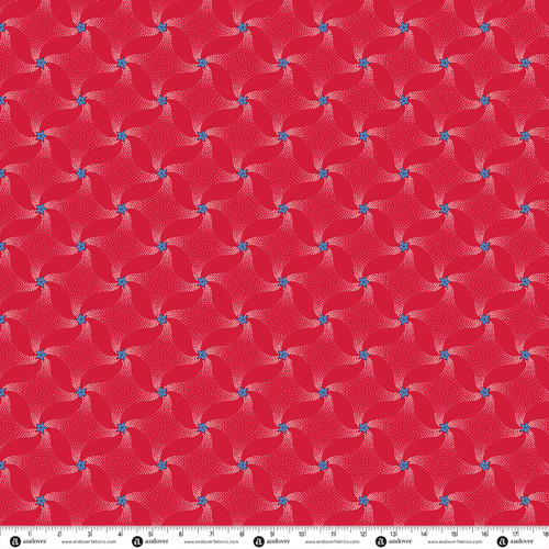 Red White and Blue by Andover Fabrics Sparklers Red