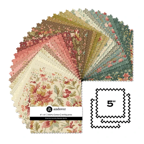 Eleni - 5 Inch Square - 42 Cuts Each