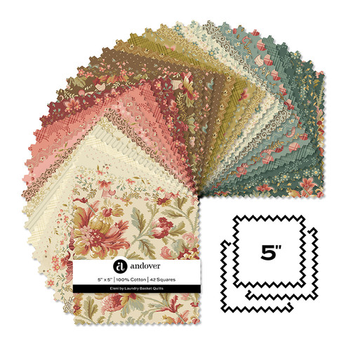 Eleni - 5 Inch Square - 42 Cuts Each