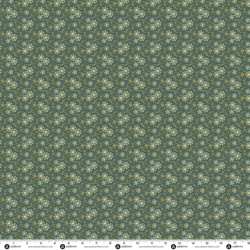 Eleni by Laundry Basket Quilts Daisy Dance Blue Jade