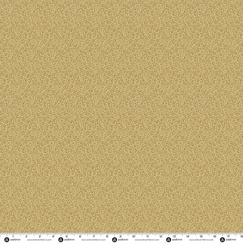Eleni by Laundry Basket Quilts Fronds Gold