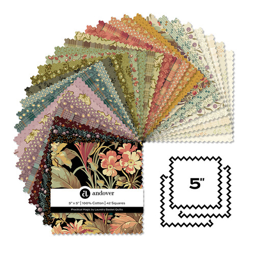 Practical Magic - 5 Inch Square - 42 Cuts Each